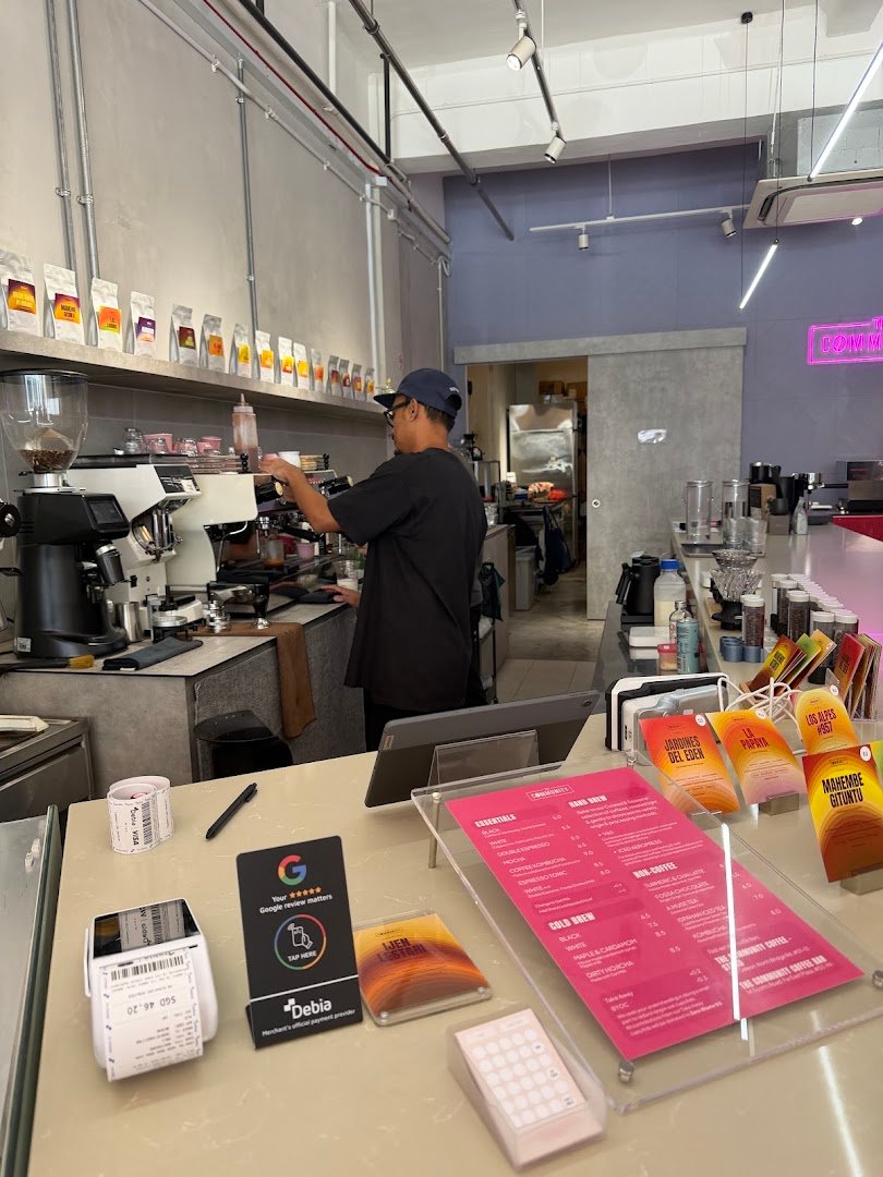 Interior of The Community Coffee - Hamilton, specialty coffee shop in Singapore