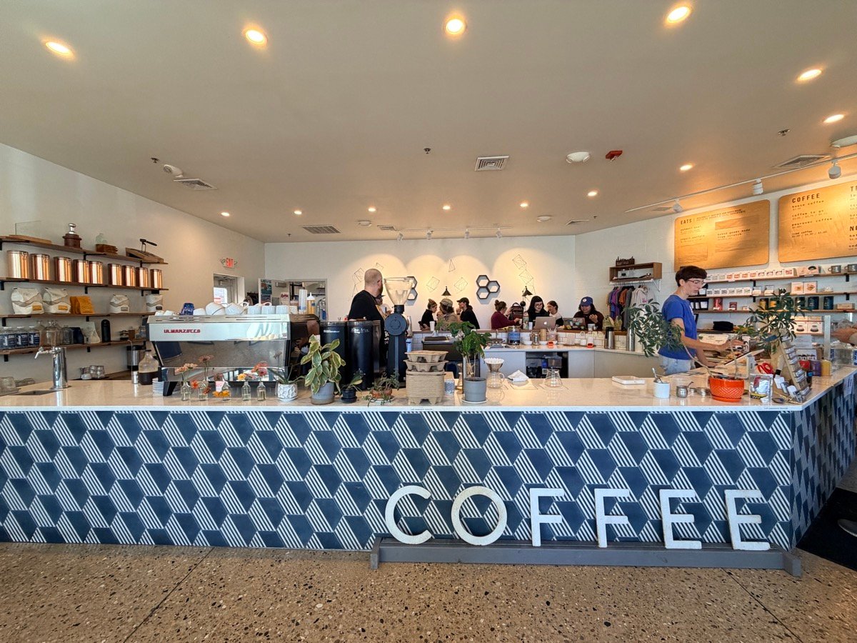 Interior of Likewise Coffee - Milwaukee, specialty coffee shop in Milwaukee