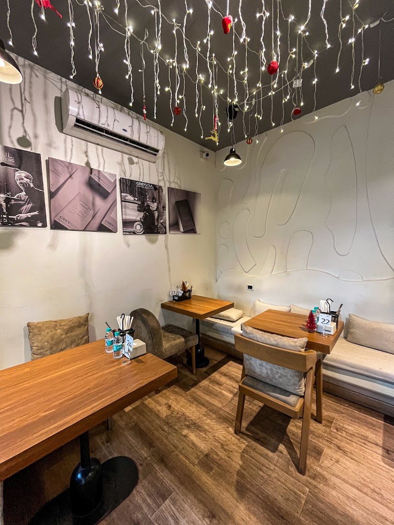 Interior of Grey Soul Coffee Roasters (Bandra West), specialty coffee shop in Mumbai