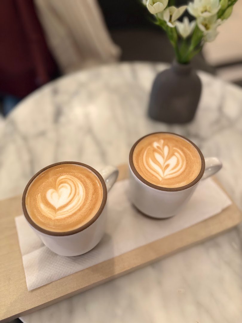 Coffee at Weekend Coffee, specialty coffee shop in Dallas
