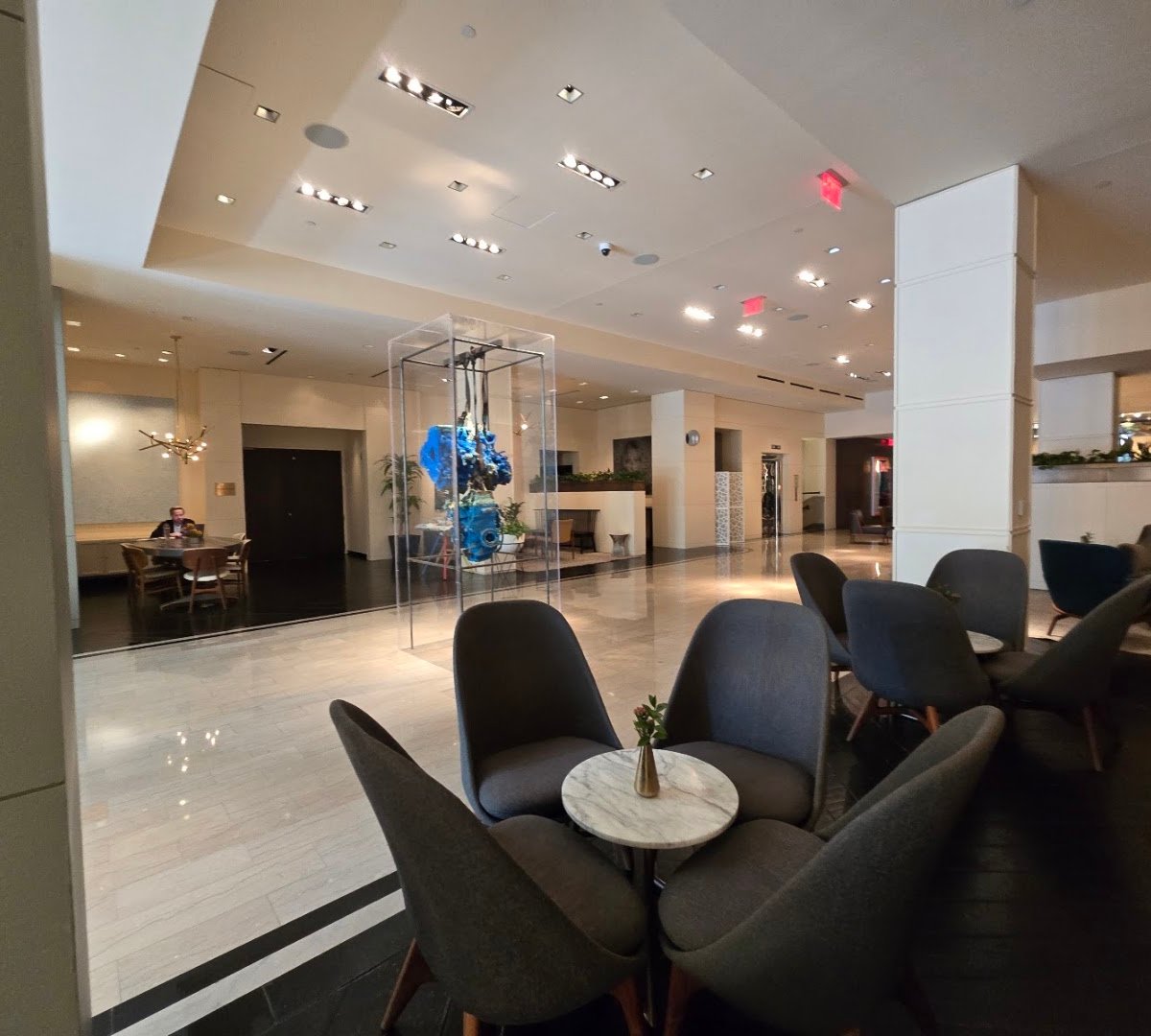 Interior of Weekend Coffee, specialty coffee shop in Dallas