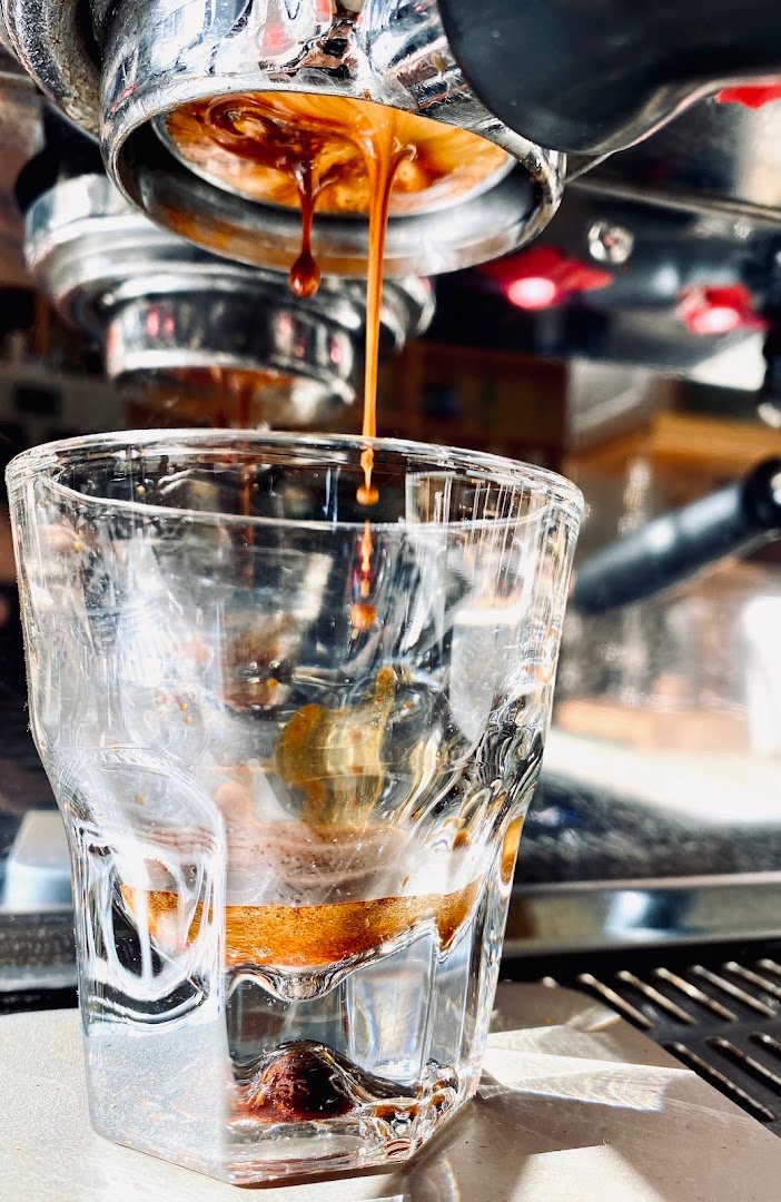 Coffee at Weekend Coffee, specialty coffee shop in Dallas