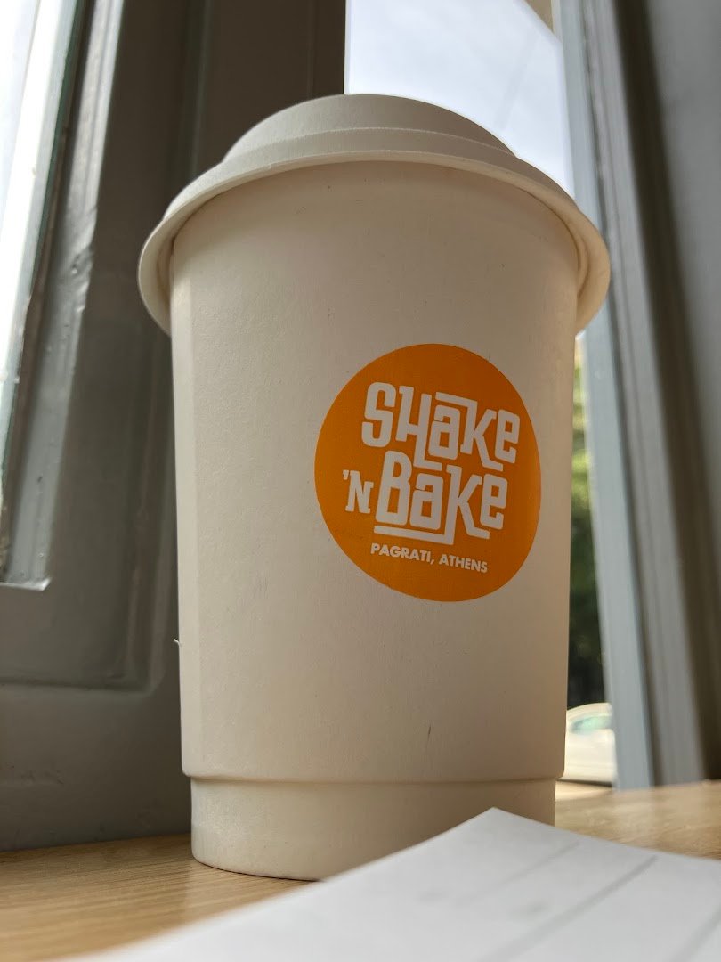 Coffee at Shake 'n Bake, specialty coffee shop in Athens