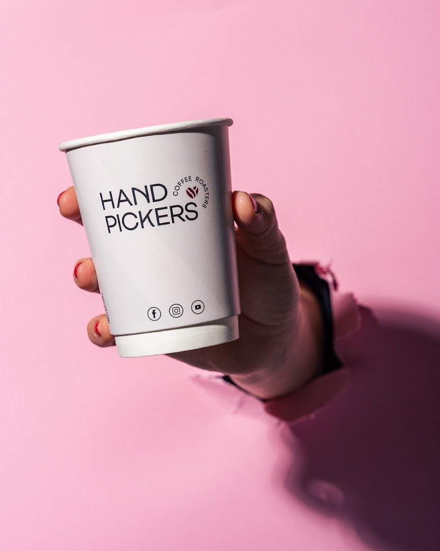 Coffee at Handpickers Coffee Roasters, specialty coffee shop in Athens