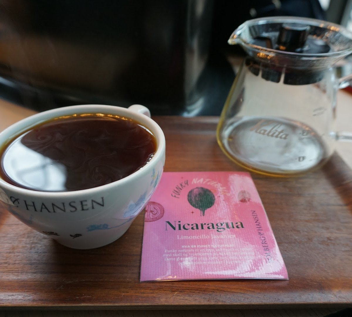 Coffee at Solberg & Hansen AS, specialty coffee shop in Oslo
