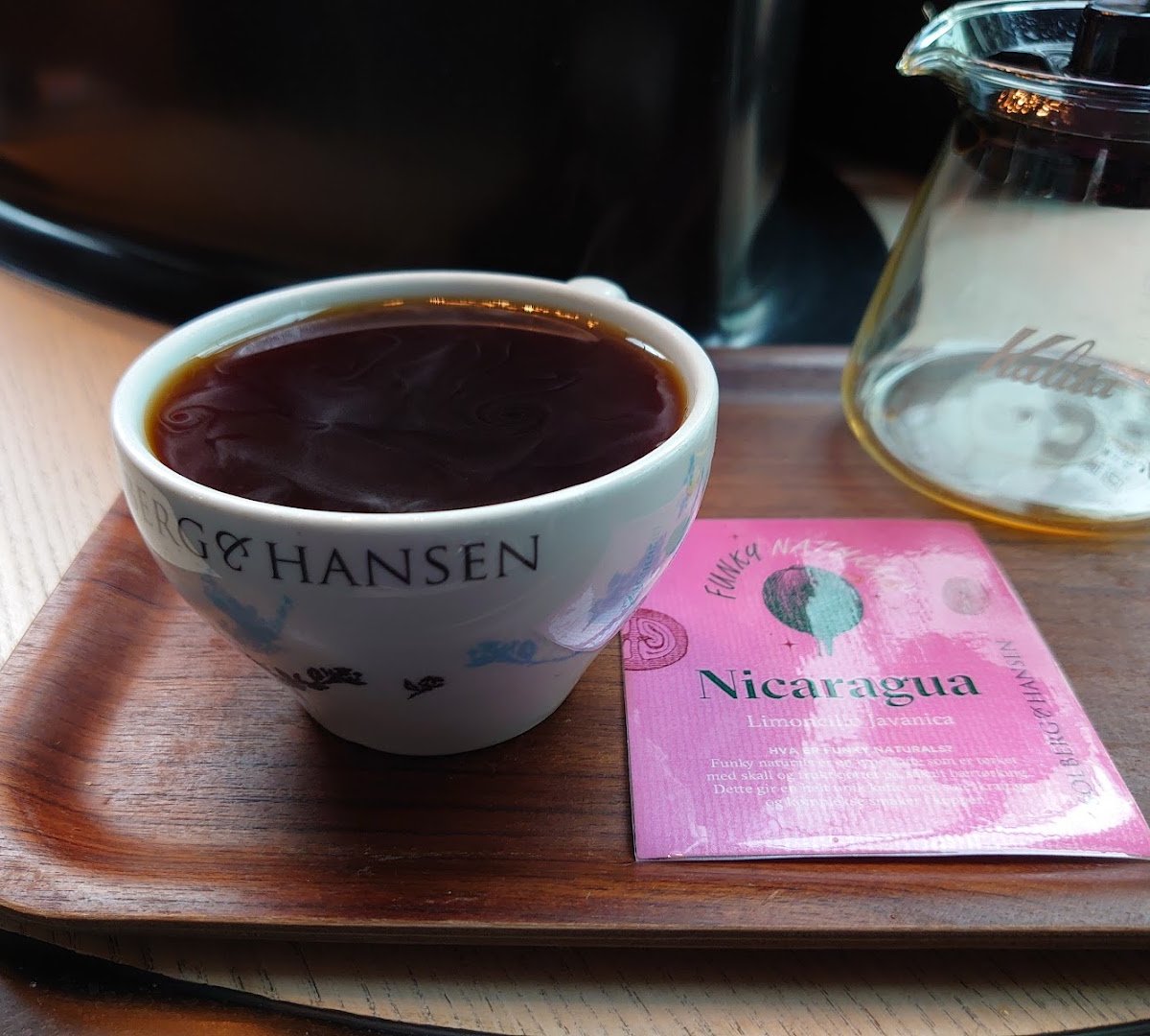 Coffee at Solberg & Hansen AS, specialty coffee shop in Oslo
