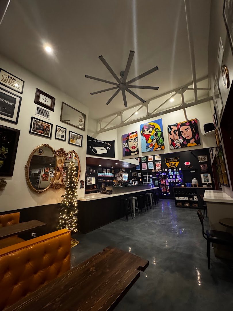 Interior of San Antonio Gold, specialty coffee shop in San Antonio