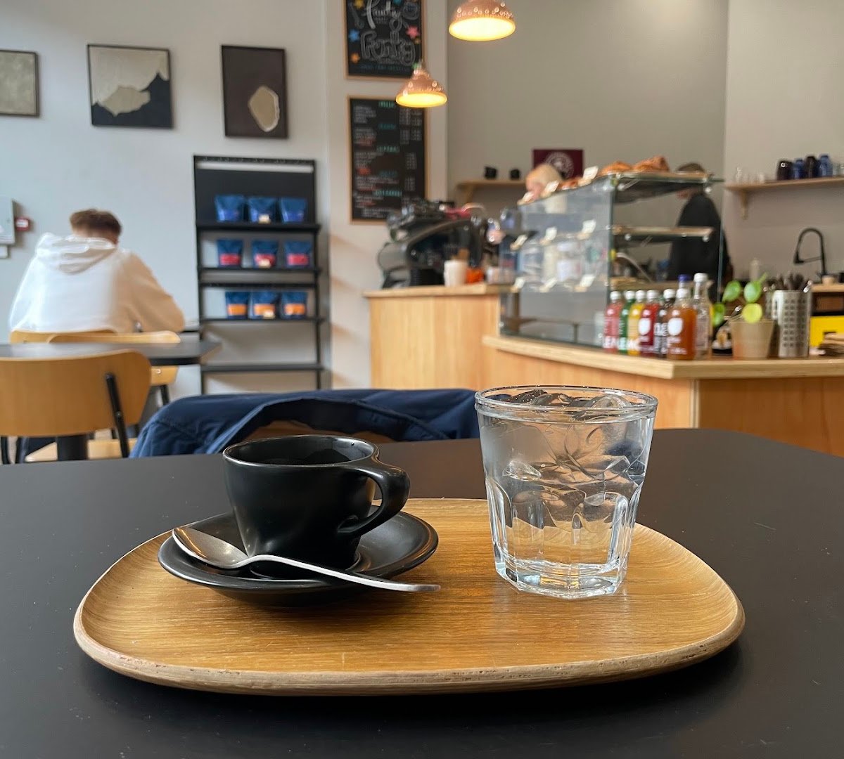 Interior of Fort Coffee, specialty coffee shop in Manchester