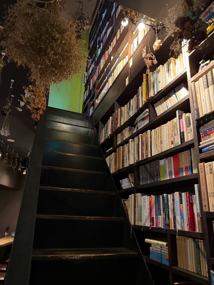 Interior of Mafumi Coffee, specialty coffee shop in Tokyo