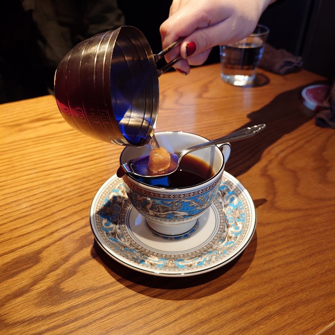 Coffee at Mafumi Coffee, specialty coffee shop in Tokyo