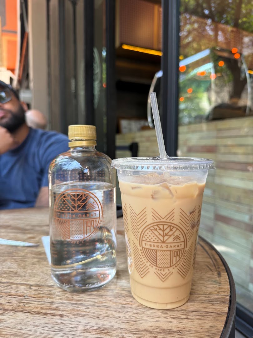 Coffee at Tierra Garat, specialty coffee shop in Mexico City
