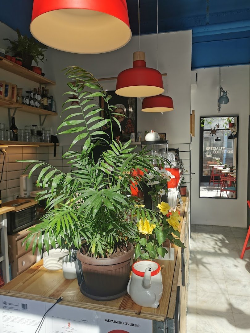 Interior of Pendžer Specialty Coffee Shop Bar, specialty coffee shop in Novi Sad