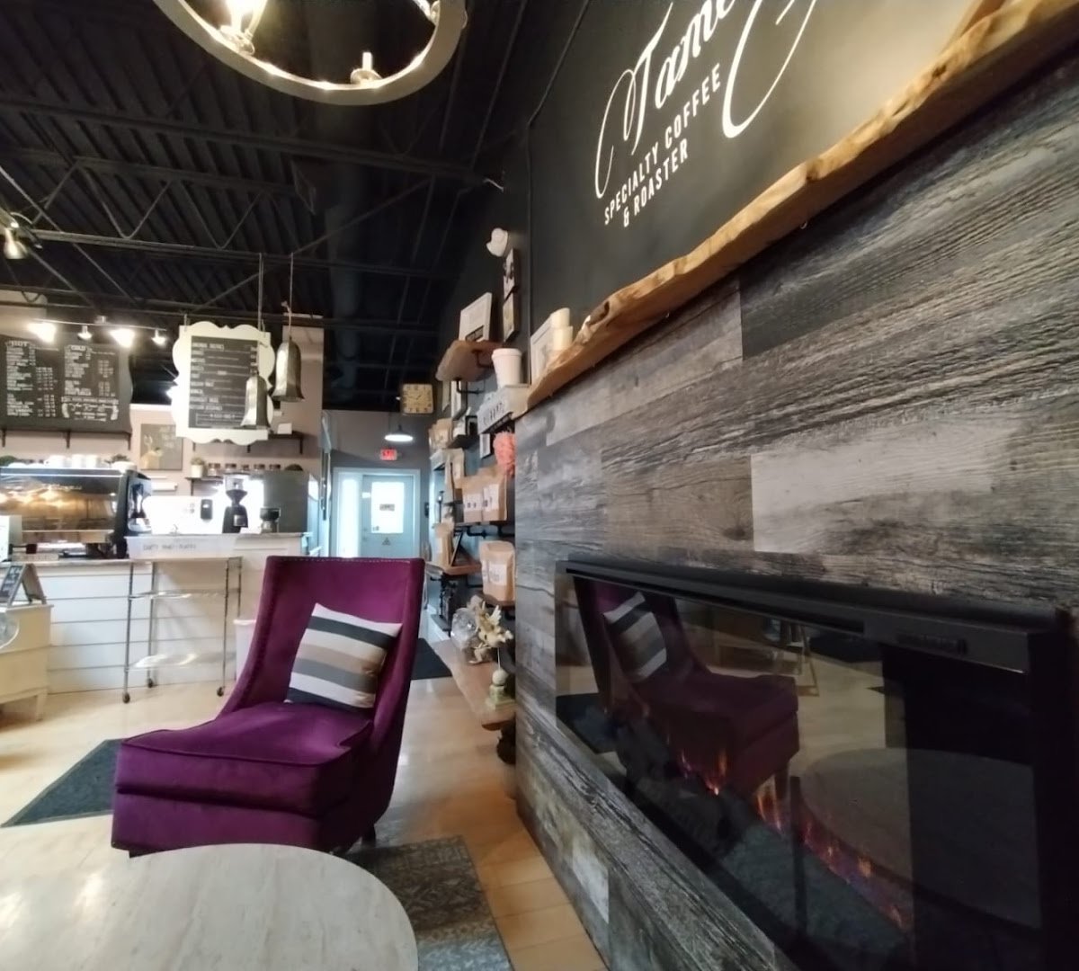 Interior of Tame Rabbit Specialty Coffee & Roaster, specialty coffee shop in Cleveland