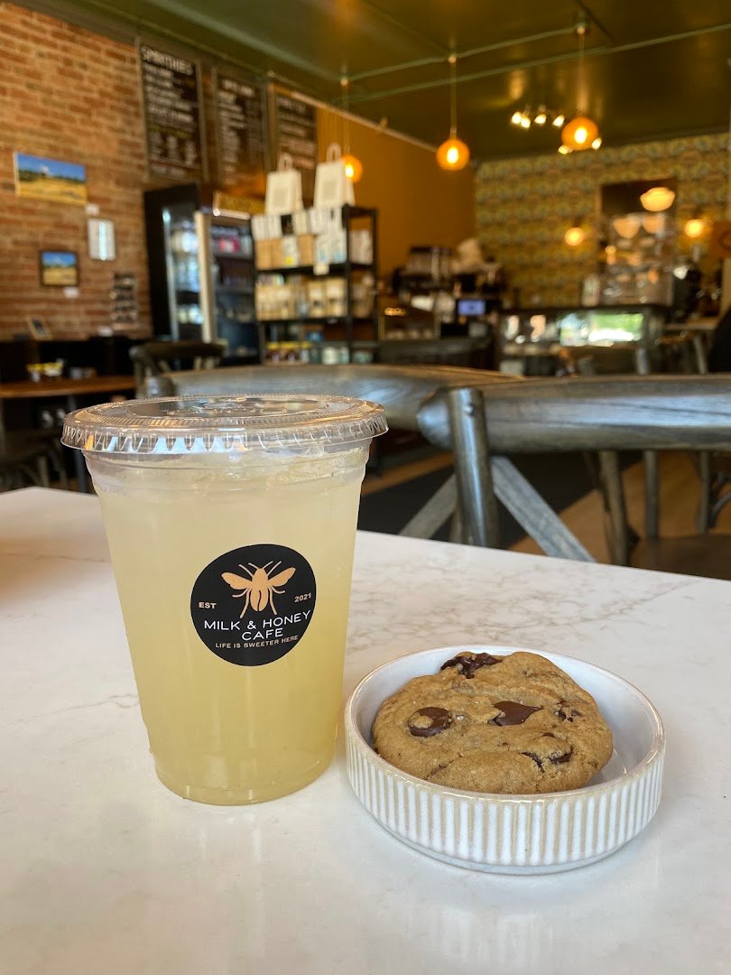 Coffee at Milk & Honey Cafe, specialty coffee shop in Rochester