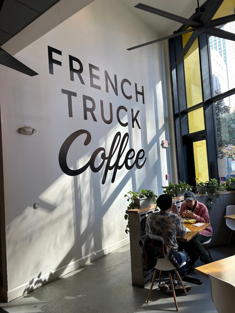 Interior of French Truck Coffee, specialty coffee shop in New Orleans