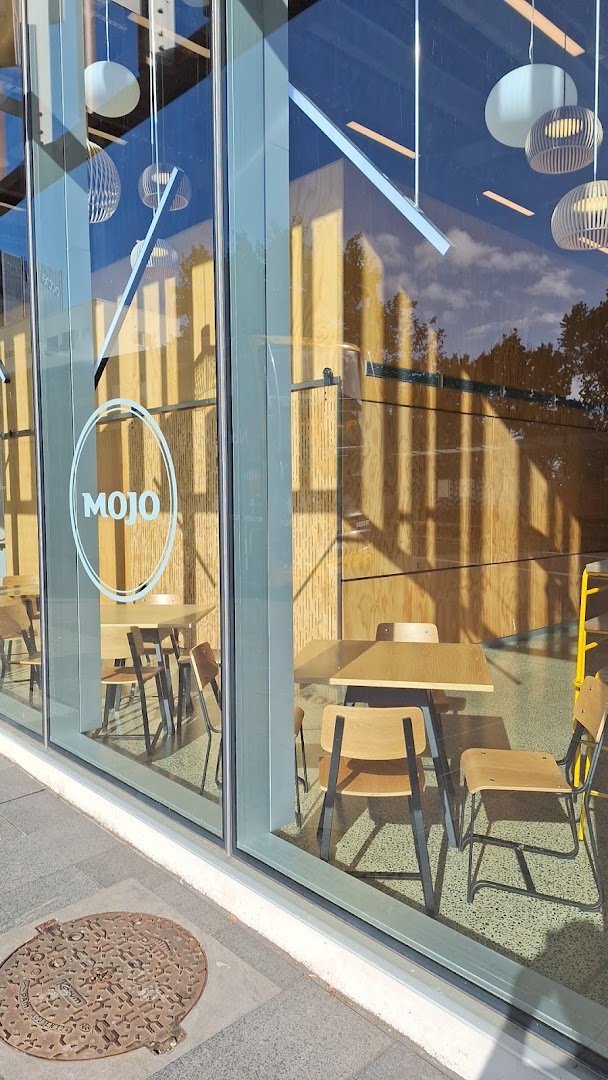 Storefront of Mojo, specialty coffee shop in Auckland