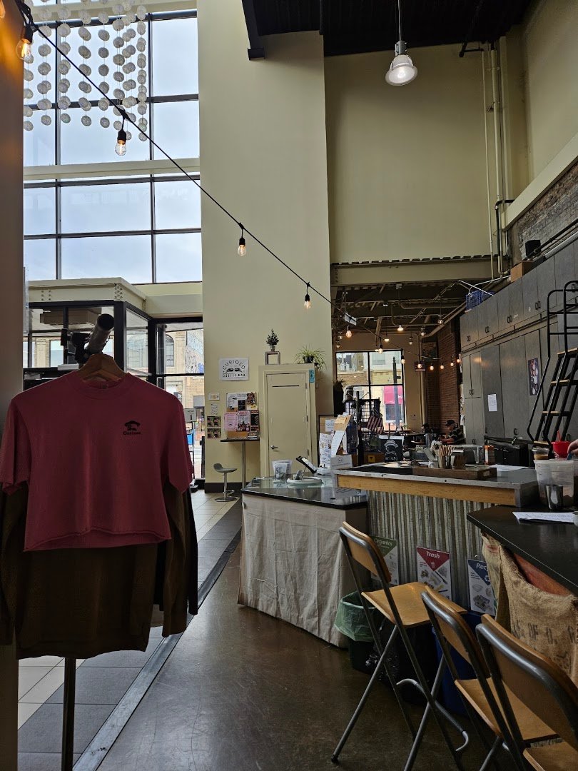 Interior of Curioso Coffee Bar: Uptown, specialty coffee shop in Minneapolis