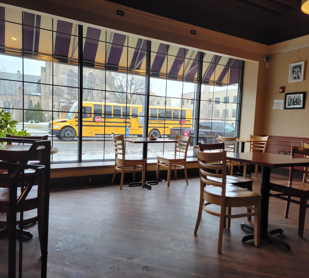Interior of SPoT Coffee Hertel, specialty coffee shop in Buffalo