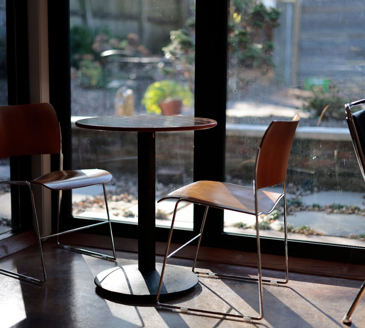 Interior of Hinterhof Coffee Rösteri, specialty coffee shop in Louisville