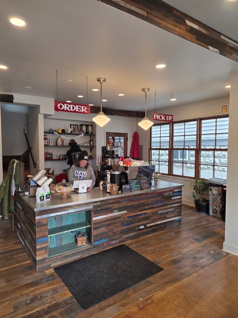 Interior of Hinterhof Coffee Rösteri, specialty coffee shop in Louisville