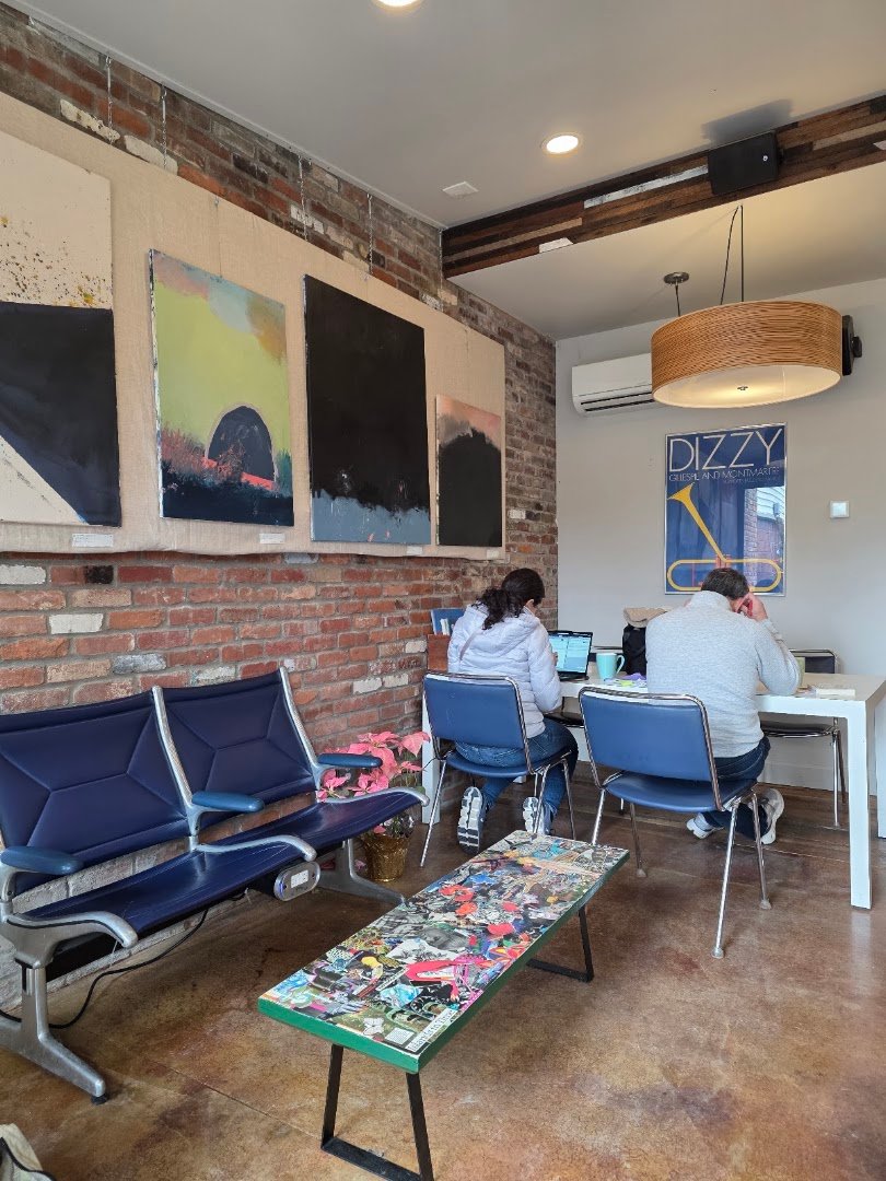 Interior of Hinterhof Coffee Rösteri, specialty coffee shop in Louisville