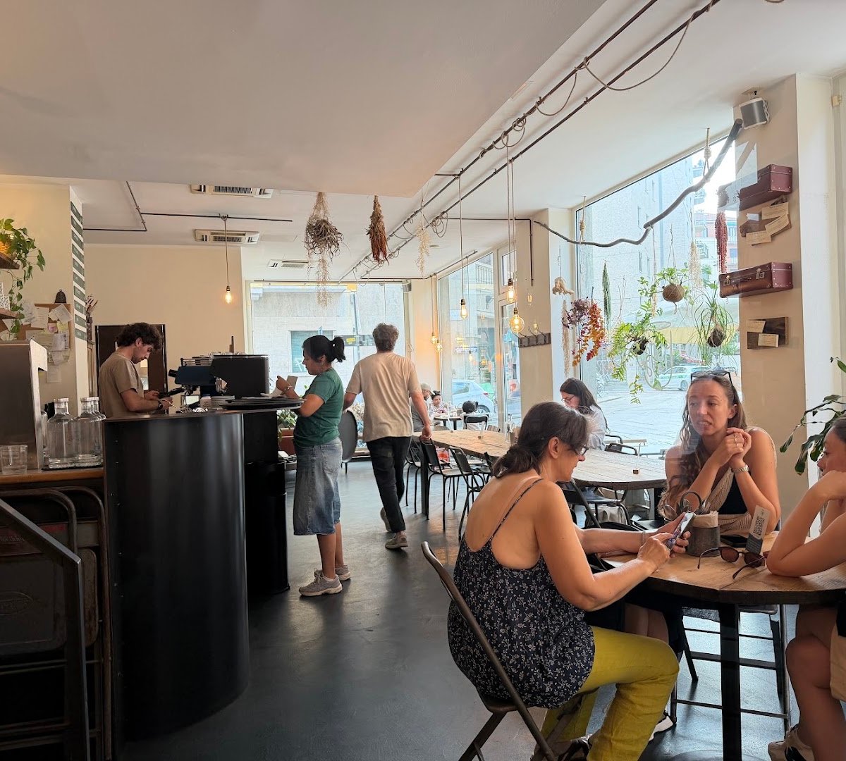 Interior of Hygge, specialty coffee shop in Milan