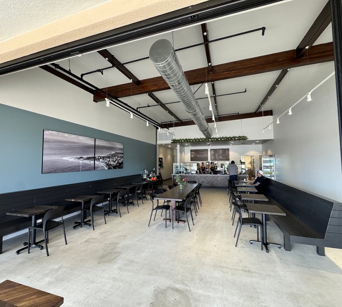 Interior of Lighthouse Coffee, specialty coffee shop in Santa Barbara