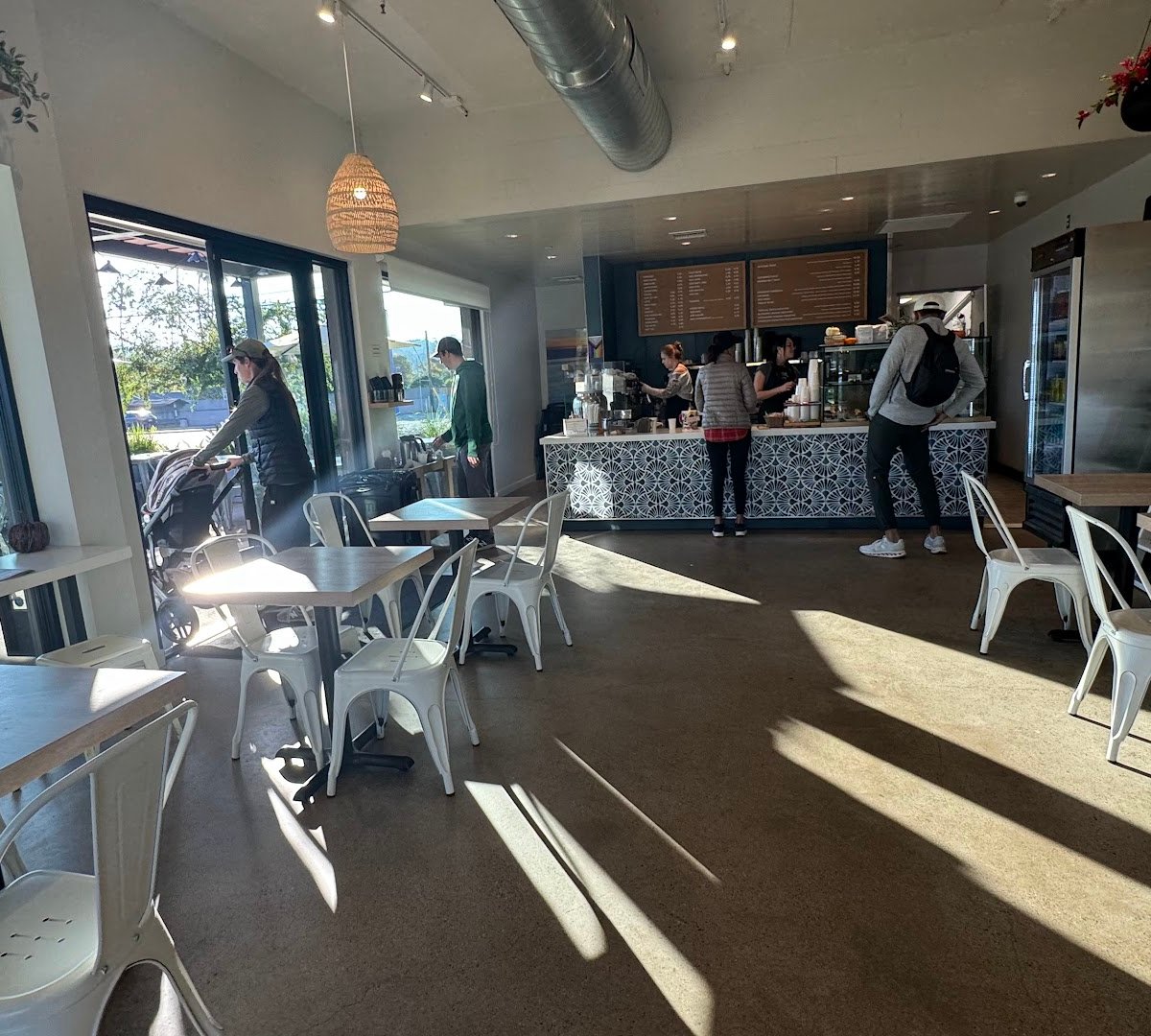 Interior of Lighthouse Coffee, specialty coffee shop in Santa Barbara