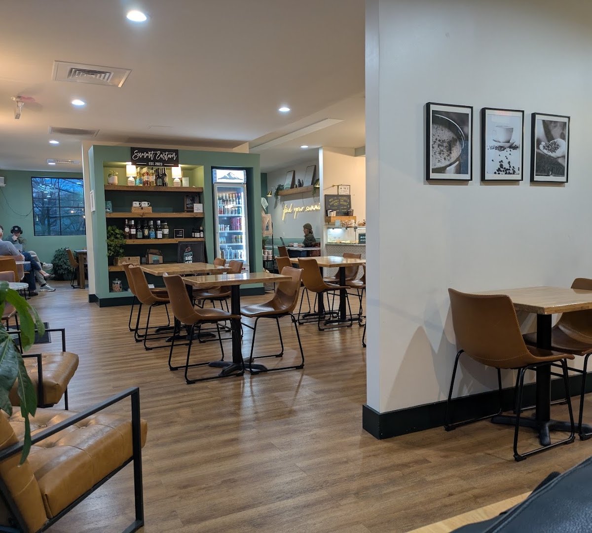 Interior of Summit Coffee Eastover, specialty coffee shop in Charlotte
