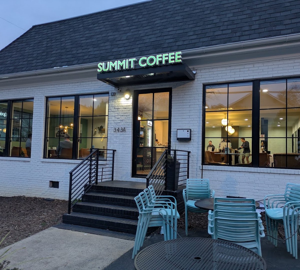 Storefront of Summit Coffee Eastover, specialty coffee shop in Charlotte