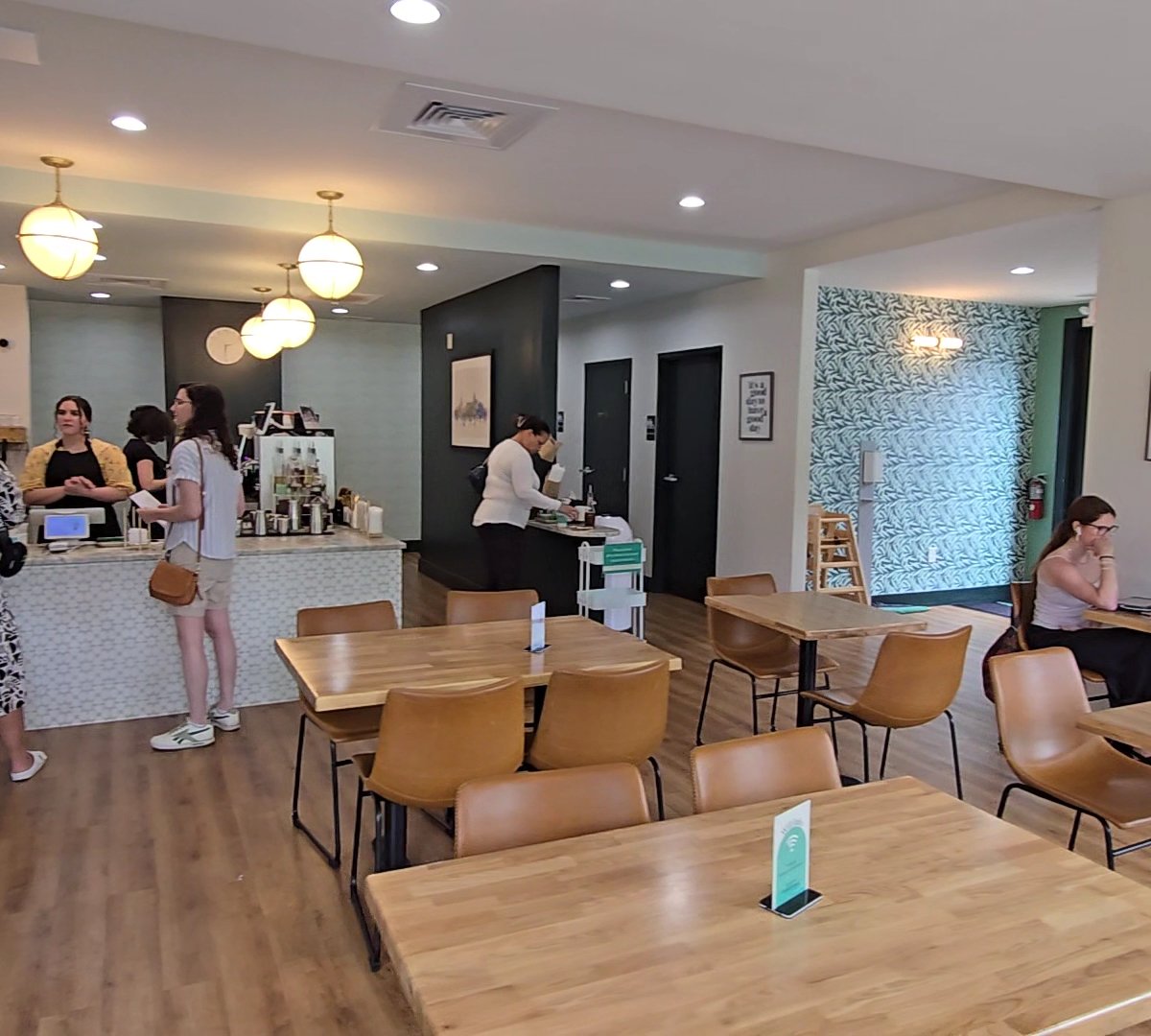 Interior of Summit Coffee Eastover, specialty coffee shop in Charlotte