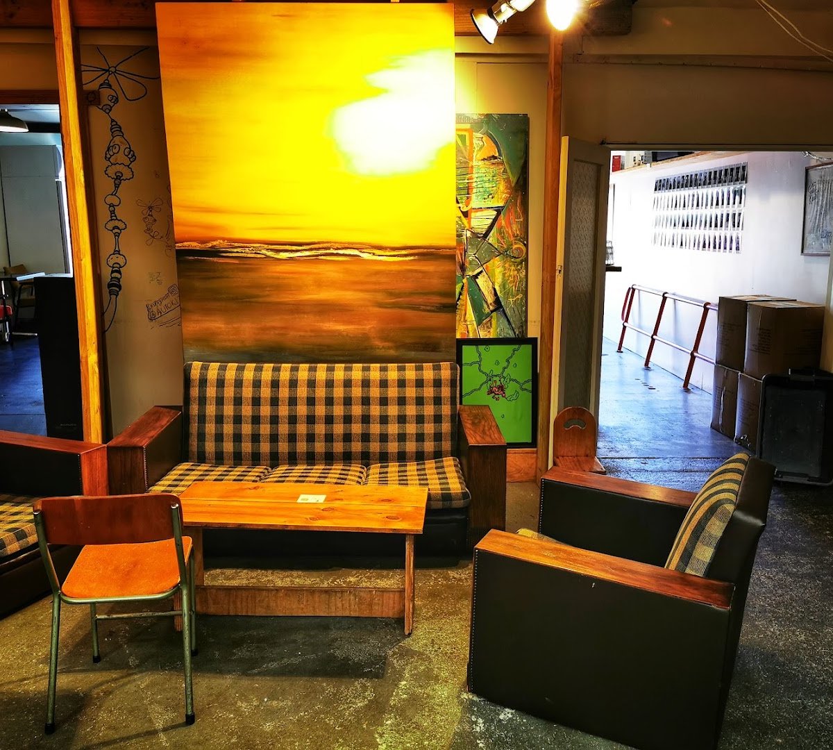 Interior of Raglan Roast Coffee, specialty coffee shop in Wellington