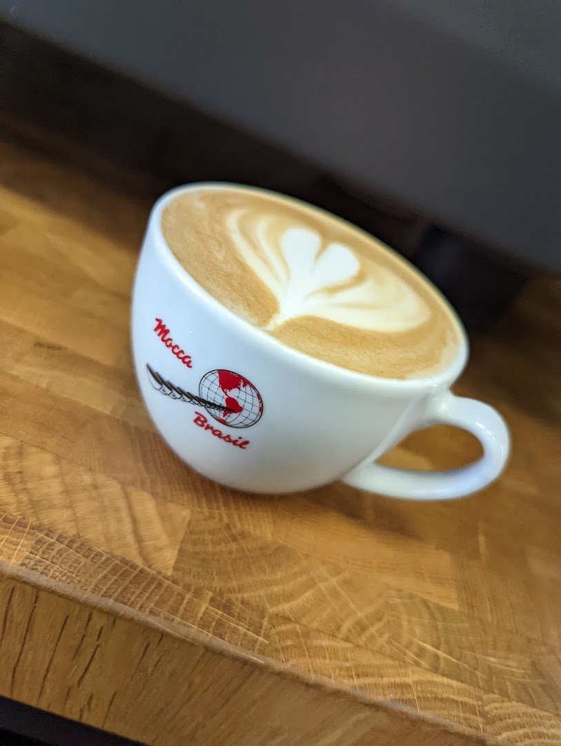 Coffee at Mocca Brasil Kaffeerösterei, specialty coffee shop in Vienna