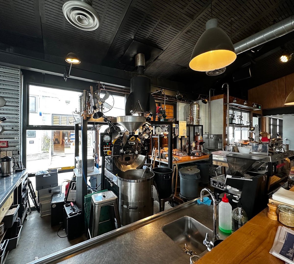Interior of Acme Coffee, specialty coffee shop in Wellington