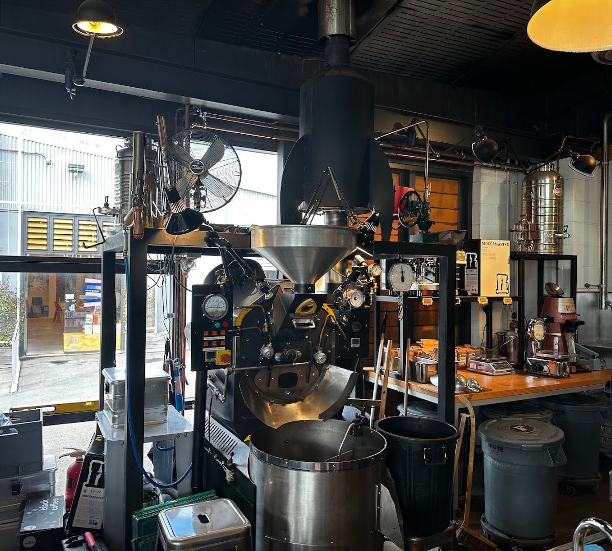 Interior of Acme Coffee, specialty coffee shop in Wellington