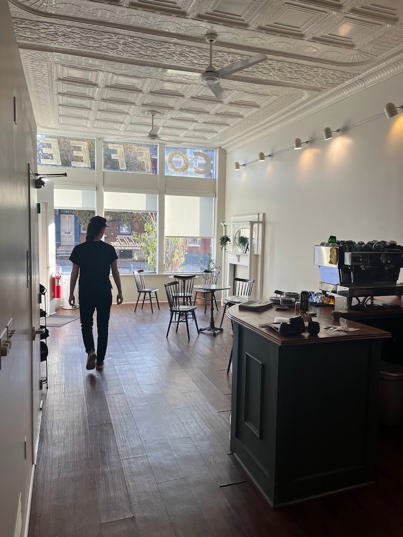 Interior of Constellation Coffee, specialty coffee shop in Pittsburgh
