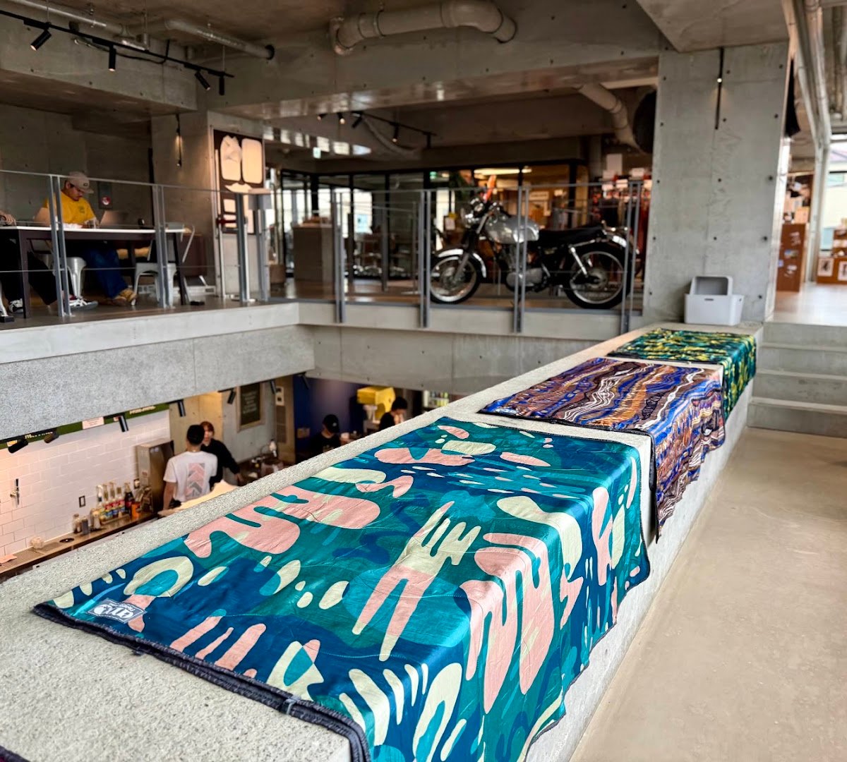 Interior of Bicycle Coffee Tokyo, specialty coffee shop in Tokyo
