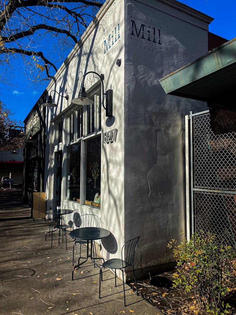 Storefront of The Mill, specialty coffee shop in Sacramento