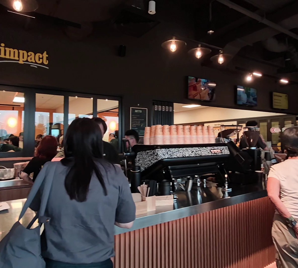 Interior of Bettr Barista Pte Ltd, specialty coffee shop in Singapore