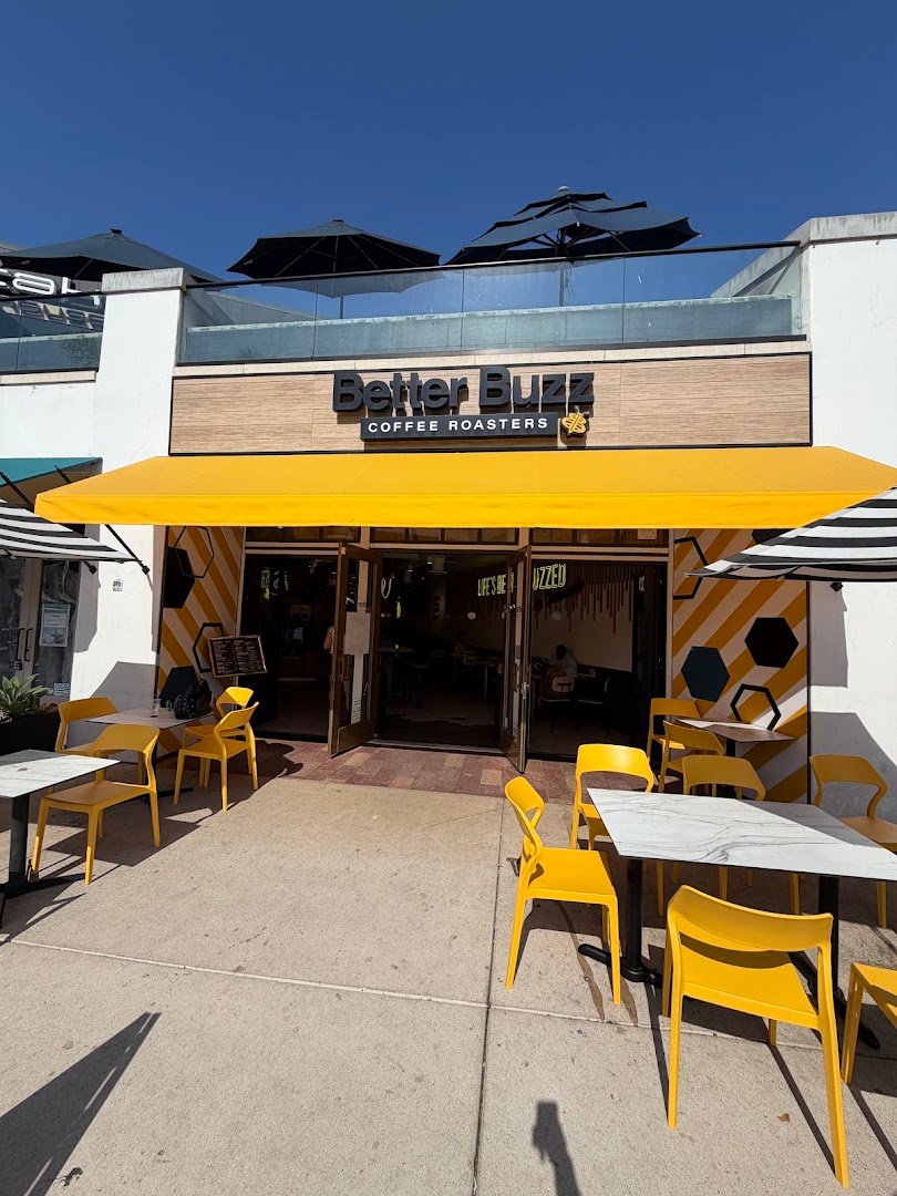 Storefront of Better Buzz Coffee Coronado, specialty coffee shop in San Diego