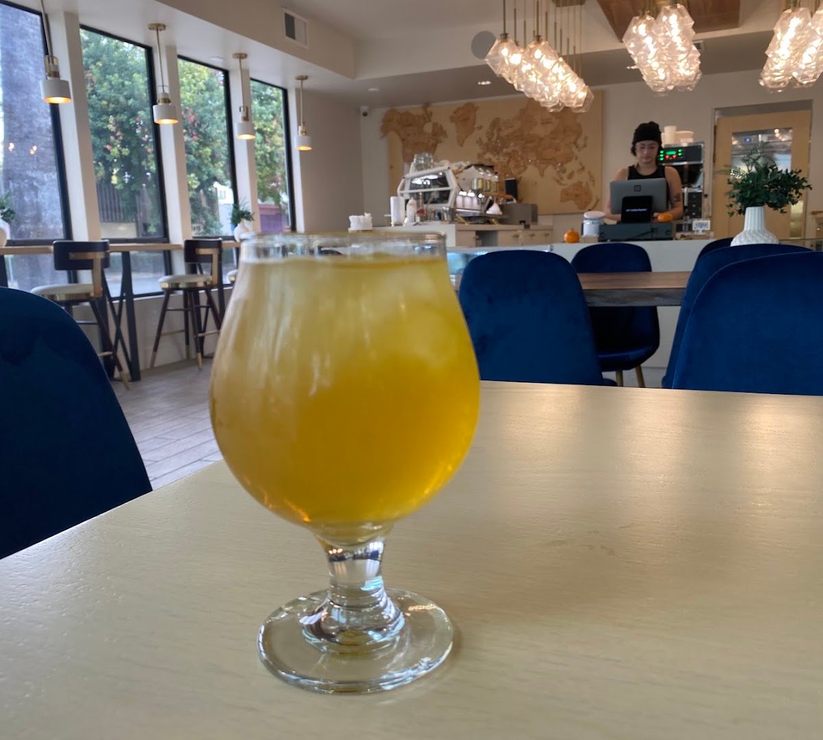 Coffee at World Traveler Coffee Roasters, specialty coffee shop in Sacramento