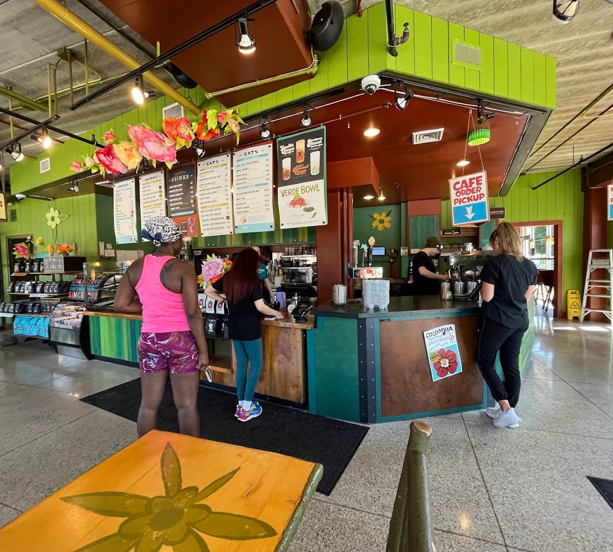 Interior of Colectivo Coffee Swan Blvd., specialty coffee shop in Milwaukee