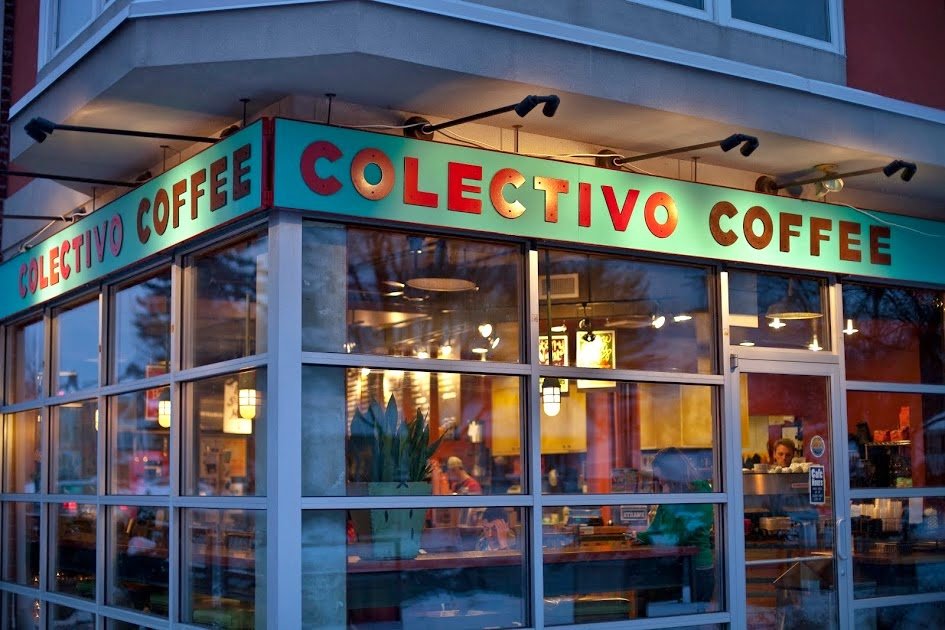 Storefront of Colectivo Coffee Swan Blvd., specialty coffee shop in Milwaukee