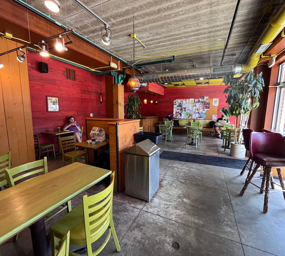 Interior of Colectivo Coffee Swan Blvd., specialty coffee shop in Milwaukee