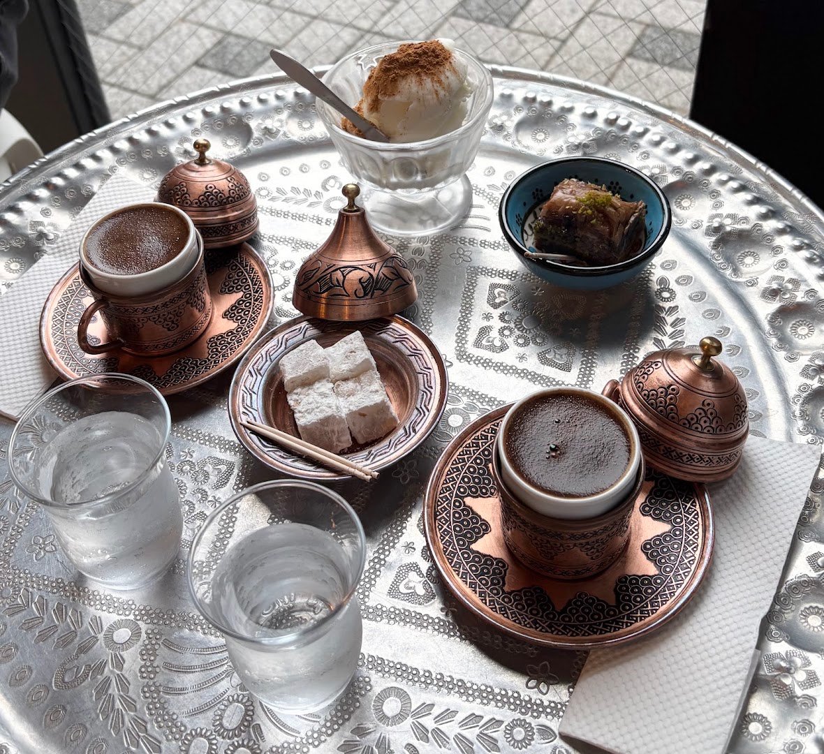 Coffee at The Mosque Coffee, specialty coffee shop in Tokyo