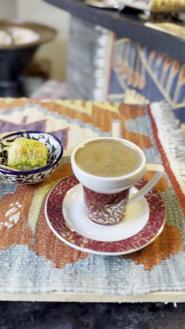 Coffee at The Mosque Coffee, specialty coffee shop in Tokyo