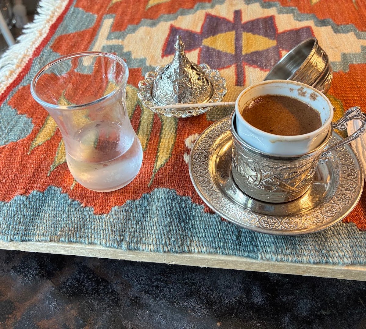 Coffee at The Mosque Coffee, specialty coffee shop in Tokyo