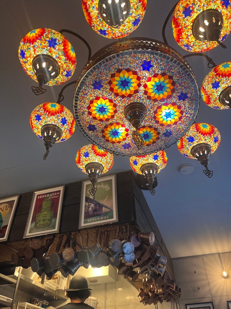 Interior of The Mosque Coffee, specialty coffee shop in Tokyo