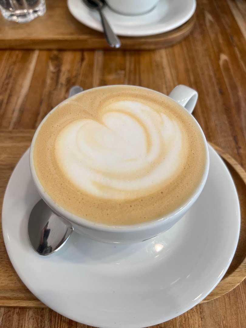 Coffee at Florista Café, specialty coffee shop in Prague