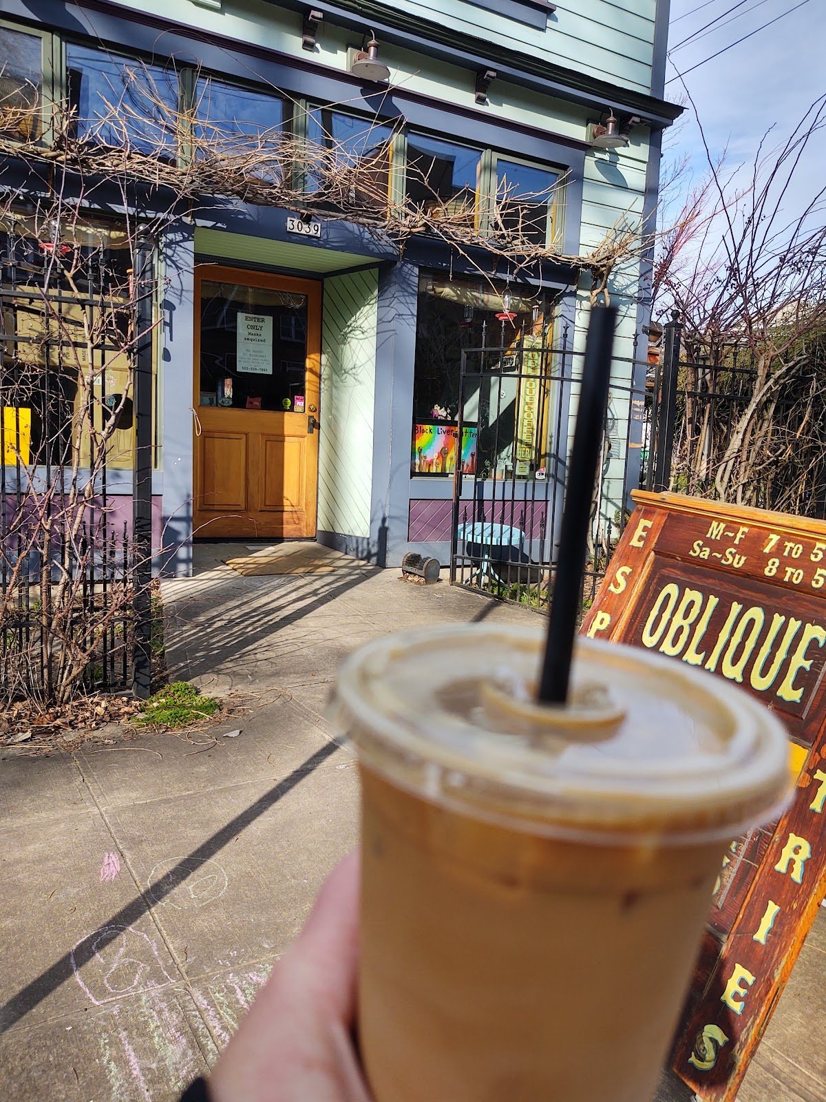 Oblique Coffee Roasters specialty coffee shop in Portland - photo 6